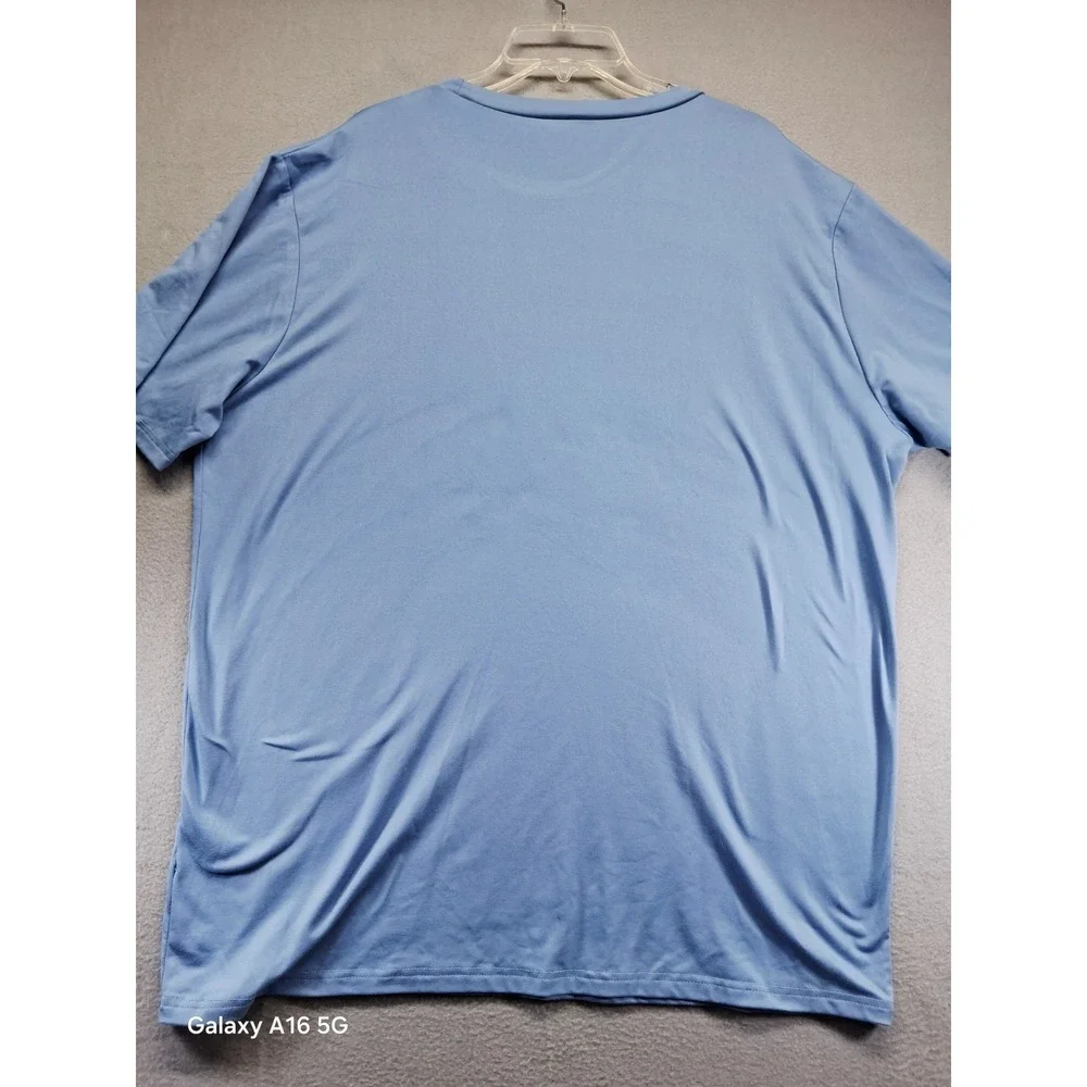 Manfinity Here Fishy Fishy Men's Tshirt Blue‎ Size XXL